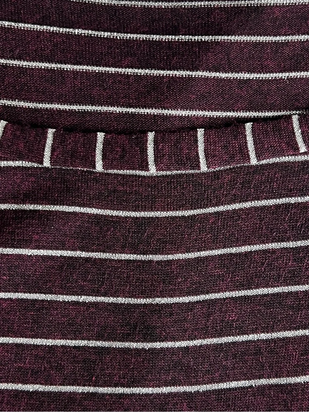 Splendid Lurex Stripe Tee - sz Medium